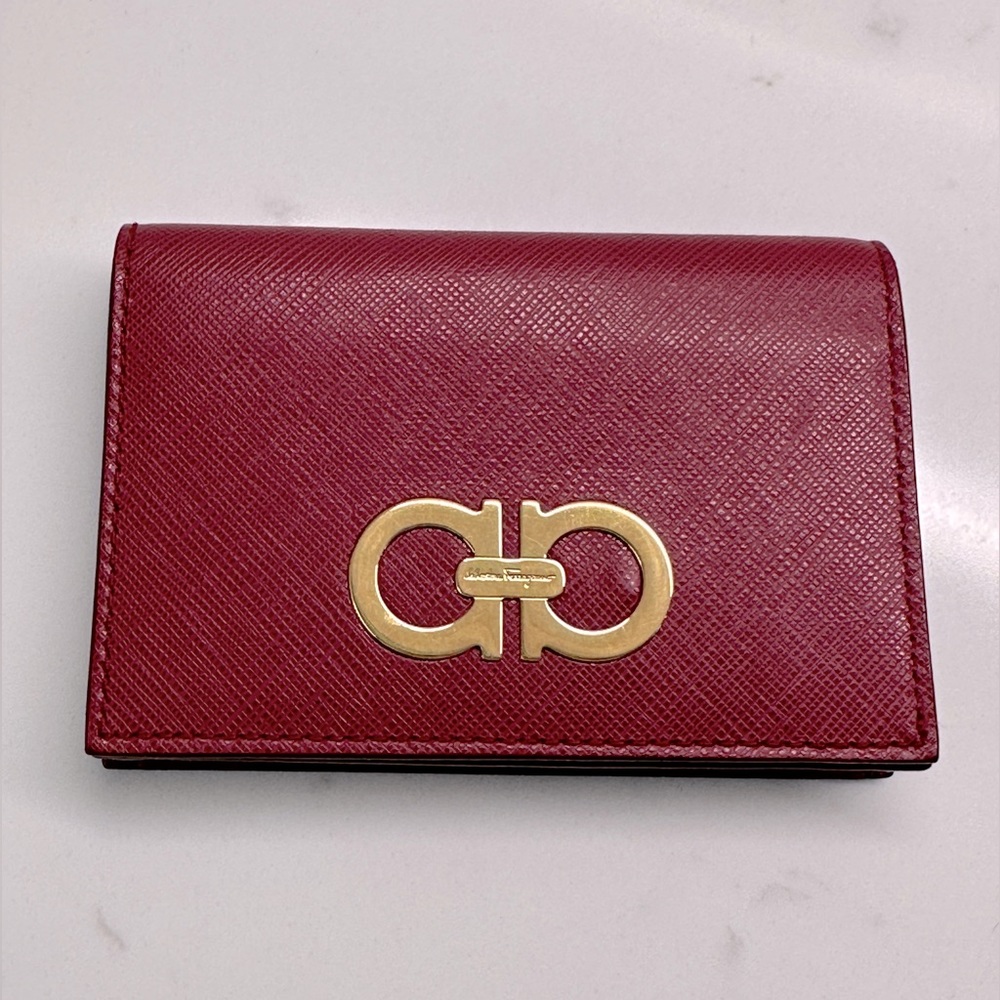 Genuine Ferragamo credit card holder